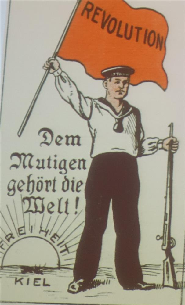 Keiler Matrosenaufstand Revolutionspostkarte, anonym, 1918