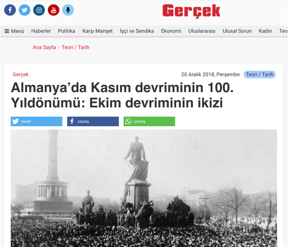 Alman Devriminin 100 Yıili (Gercek)